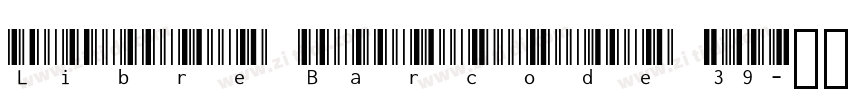 Libre Barcode 39字体转换